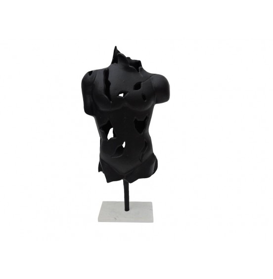 SİYAH ALÜMİNYUM ERKEK BUST 28x11x59CM