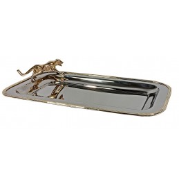 NİKEL/ALTIN DOĞRU TEPSİ JAGUAR 36x27cm NİKEL/ALTIN DOĞRU TEPSİ JAGUAR 36x27cm