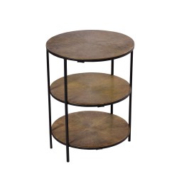3 KATLI RAF YUVARLAK MASA 51x67CM 3 KATLI RAF YUVARLAK MASA 51x67CM