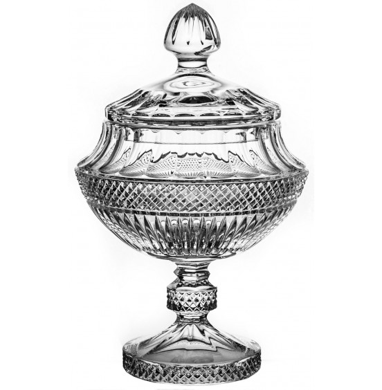 YUVARLAK KRİSTAL KUTU 17cm