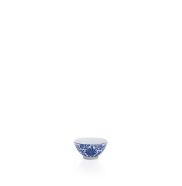 KASE PORSELEN BEYAZMAVİ MING  14,5x7,3CM SET6