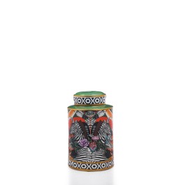 CANNISTER ÇOK RENKLİ PORSELEN KÜP