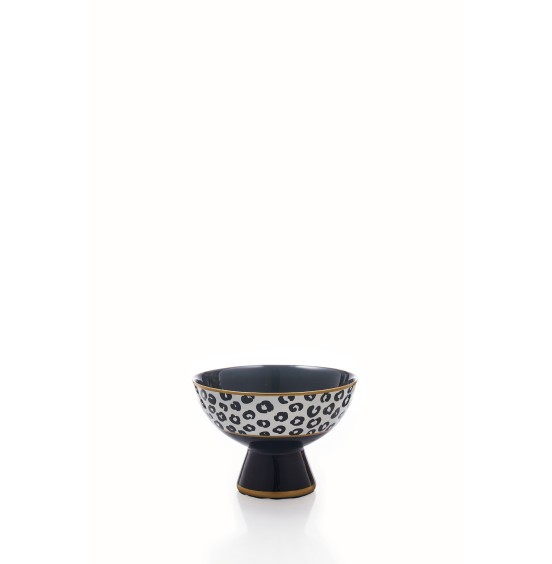 KASE SİYAH PORSELEN  23x15CM