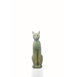 YEŞİL SERAMİK KEDİ  SET4 16X11X35CM