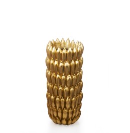 GOLD REÇİNE VAZO BANANA