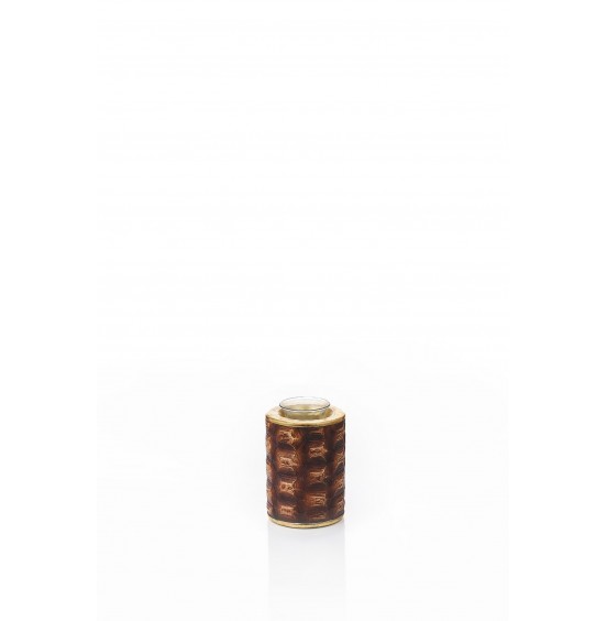 KAPLUMBAĞA DERİSİ DEKOR MUMLUK  9X13CM 