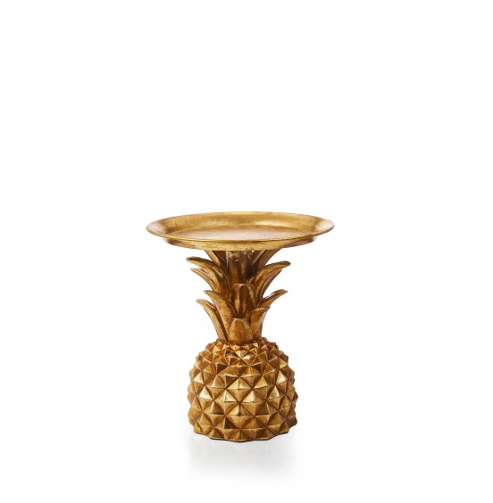 YUVARLAK TABAK REÇİNE ANANAS ANT.GOLD