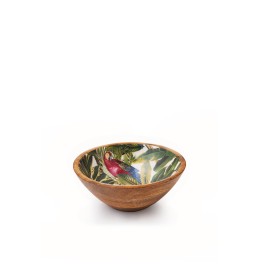 DOĞAL AHŞAP KASE TROPİKAL  18x7CM 